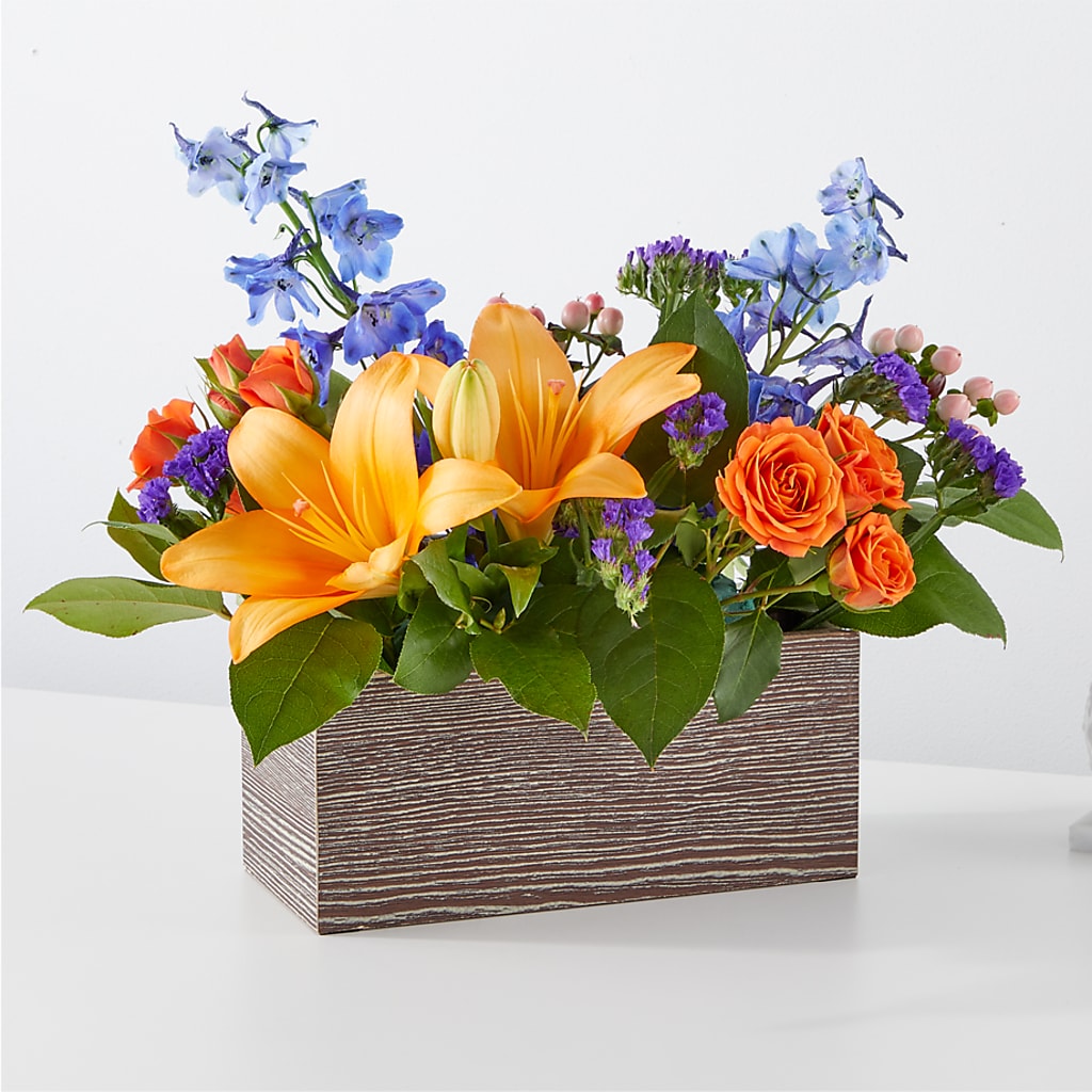 Radiant Citrus Box Bouquet – Flower.delivery, Tontitown AR
