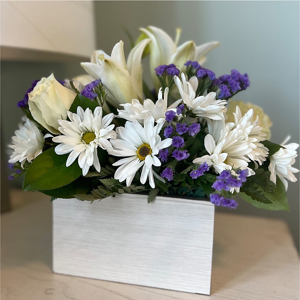 Beyond Blue Box Bouquet – Flower.delivery, Tontitown AR
