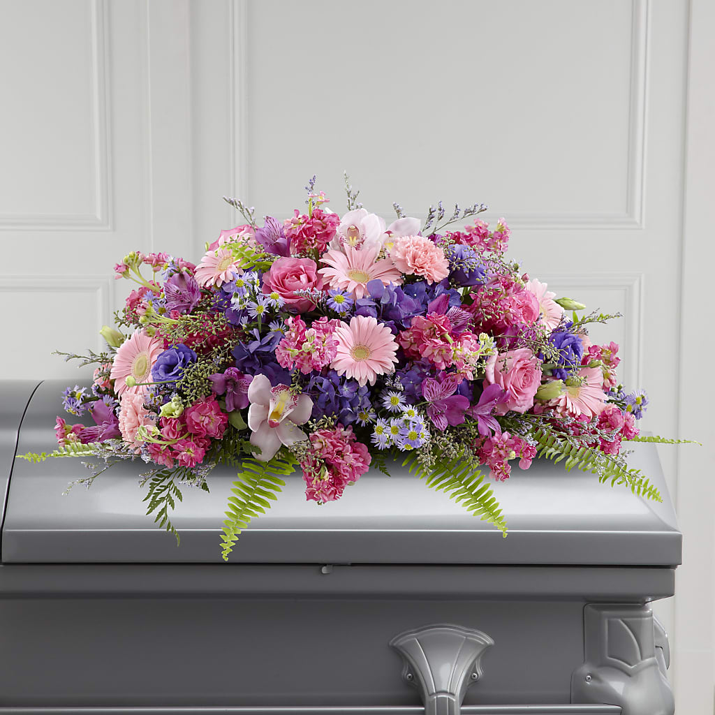 Glorious Garden Casket Spray – Flower.delivery, Tontitown AR