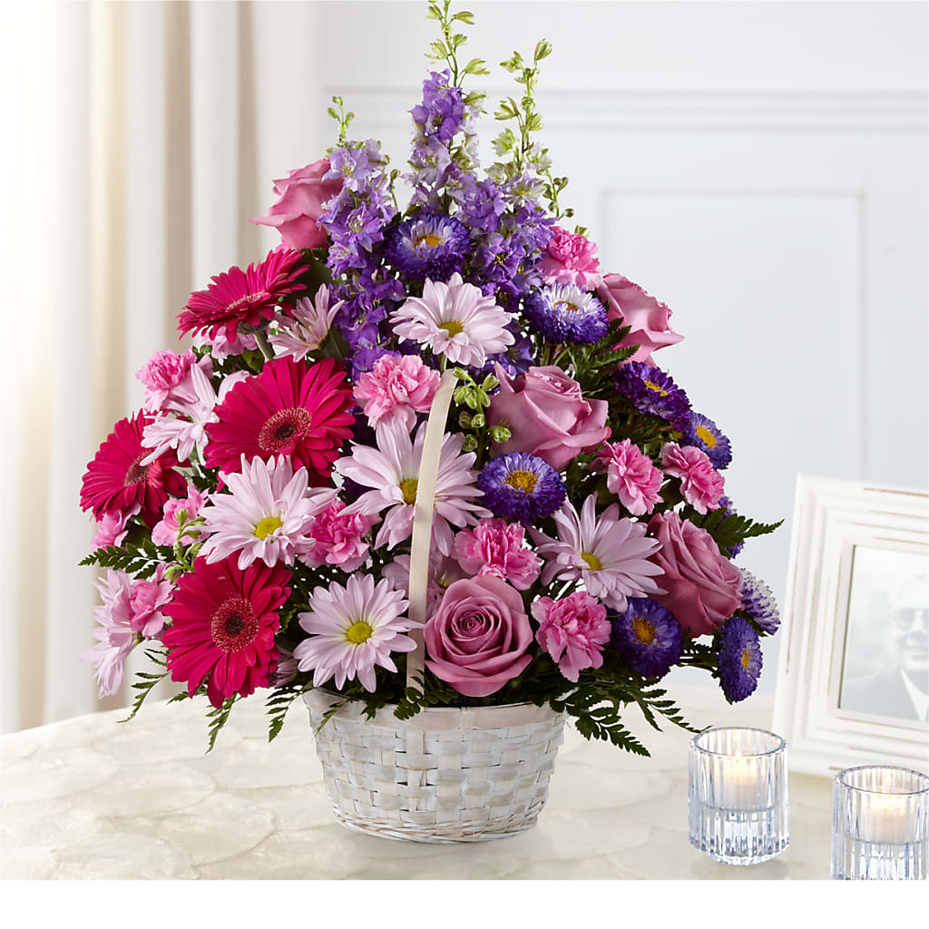 Pastel Peace Basket – Flower.delivery, Tontitown AR