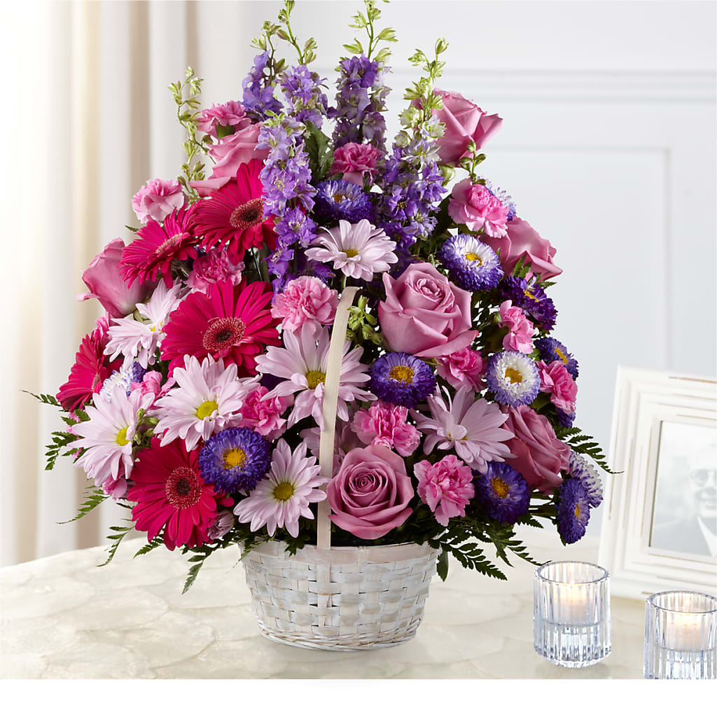 Pastel Peace Basket – Flower.delivery, Tontitown AR