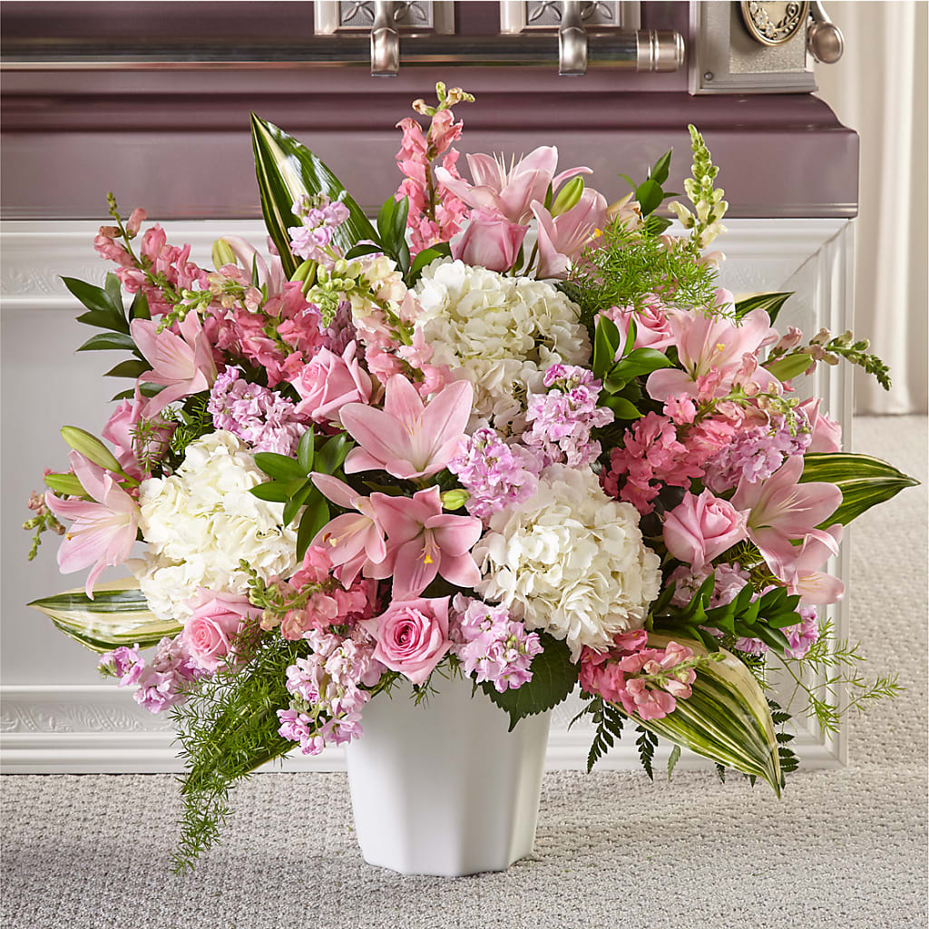 Simply Serene Floor Basket – Flower.delivery, Tontitown AR