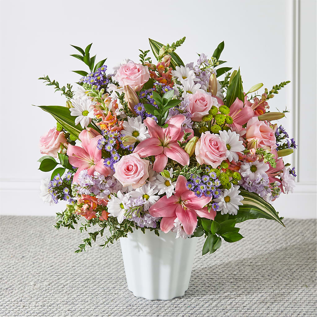 Abundant Compassion Floor Basket – Flower.delivery, Tontitown AR