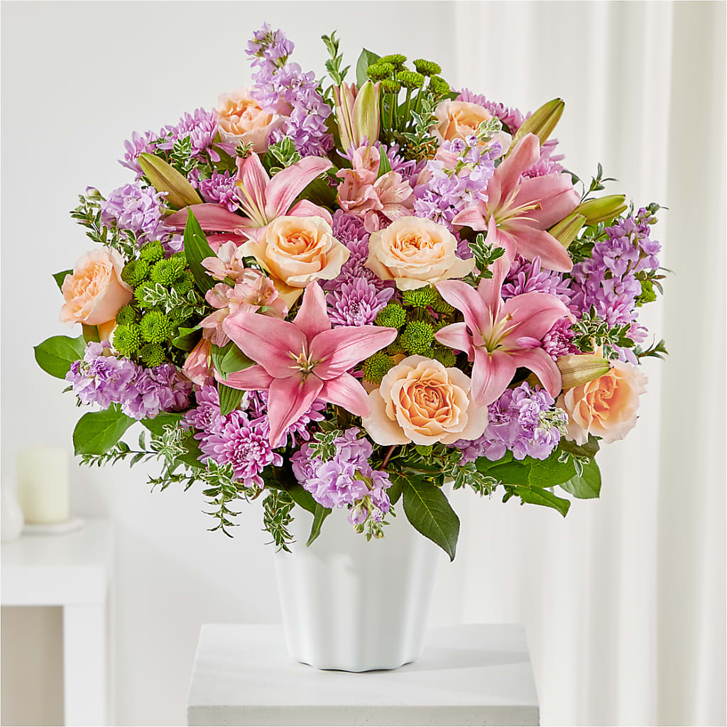 Supportive Embrace Tabletop Basket – Flower.delivery, Tontitown AR