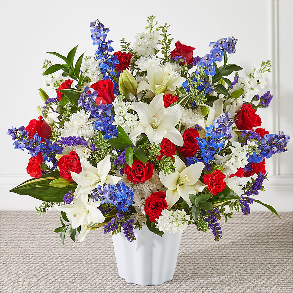 Consoled Floor Basket – Flower.delivery, Tontitown AR