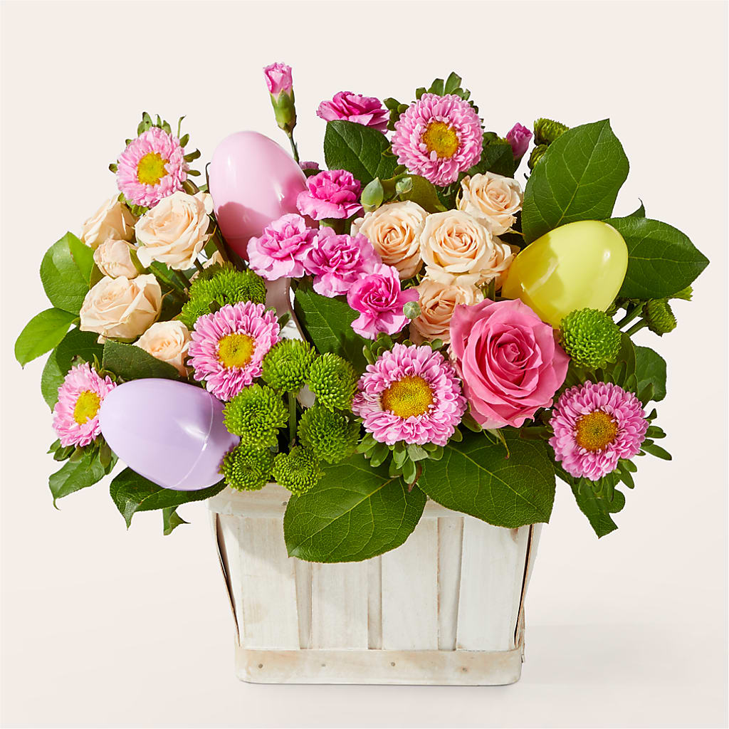 Get Eggcited Basket – Flower.delivery, Tontitown AR