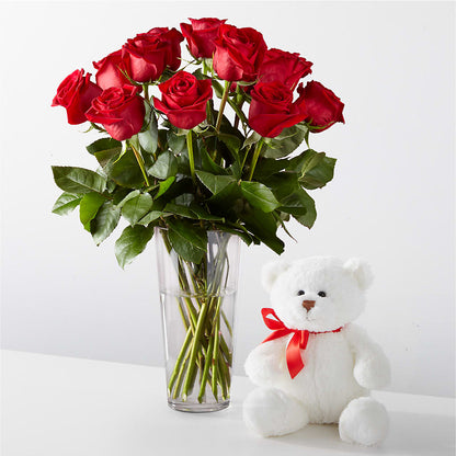 Romantic Long Stem Red Rose Bouquet Bundles –  Flower.delivery, Tontitown AR