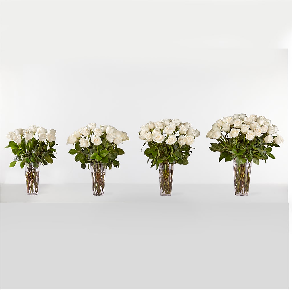 Long Stem White Rose Bouquet –  Flower.delivery, Tontitown AR