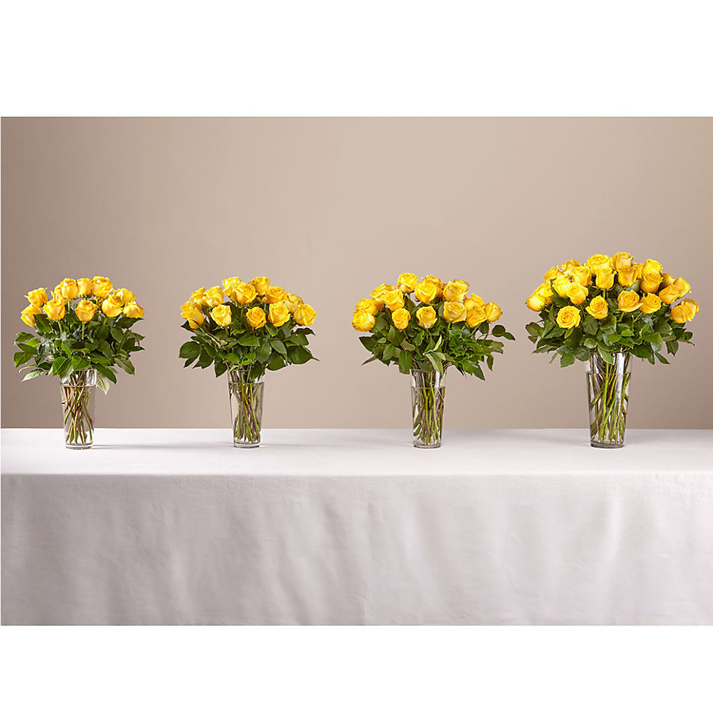 Long Stem Yellow Rose Bouquet –  Flower.delivery, Tontitown AR