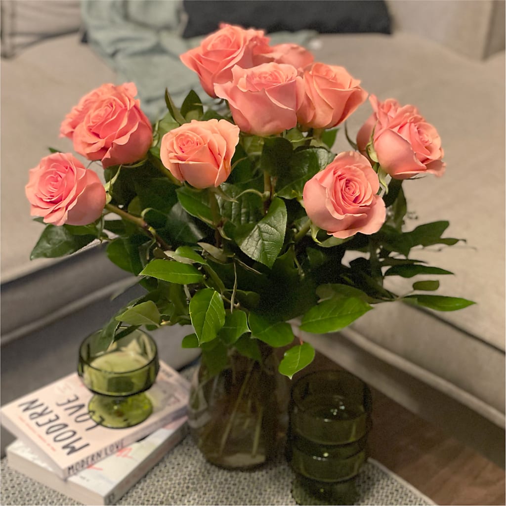 Long Stem Pink Rose Bouquet –  Flower.delivery, Tontitown AR