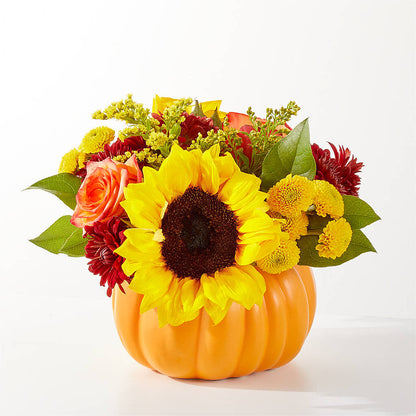 Golden Gourd Pumpkin Bouquet –  Flower.delivery, Tontitown AR