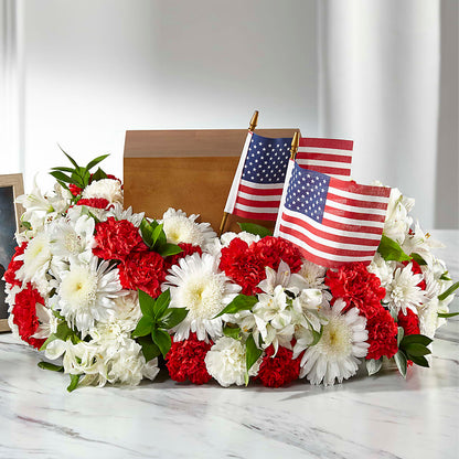 Spirit of Patriotism Cremation Adornment –  Flower.delivery, Tontitown AR