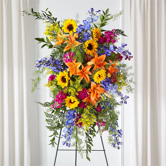 Sunlit Memories Standing Spray (Standard) –  Flower.delivery, Tontitown AR