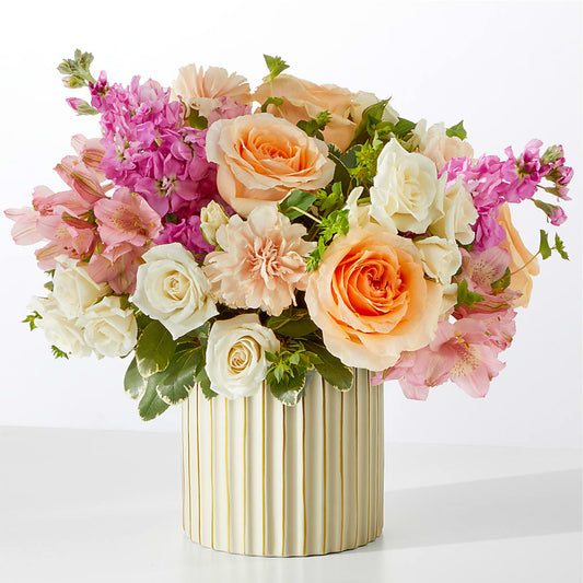 Paradise Bouquet with Ivory Vase –  Flower.delivery, Tontitown AR