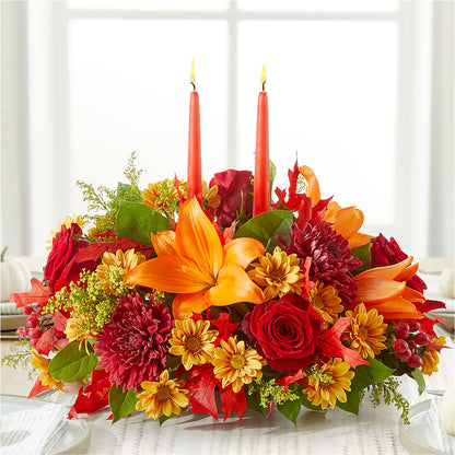 Autumn's Embrace Centerpiece –  Flower.delivery, Tontitown AR