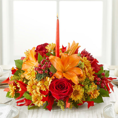 Autumn's Embrace Centerpiece –  Flower.delivery, Tontitown AR